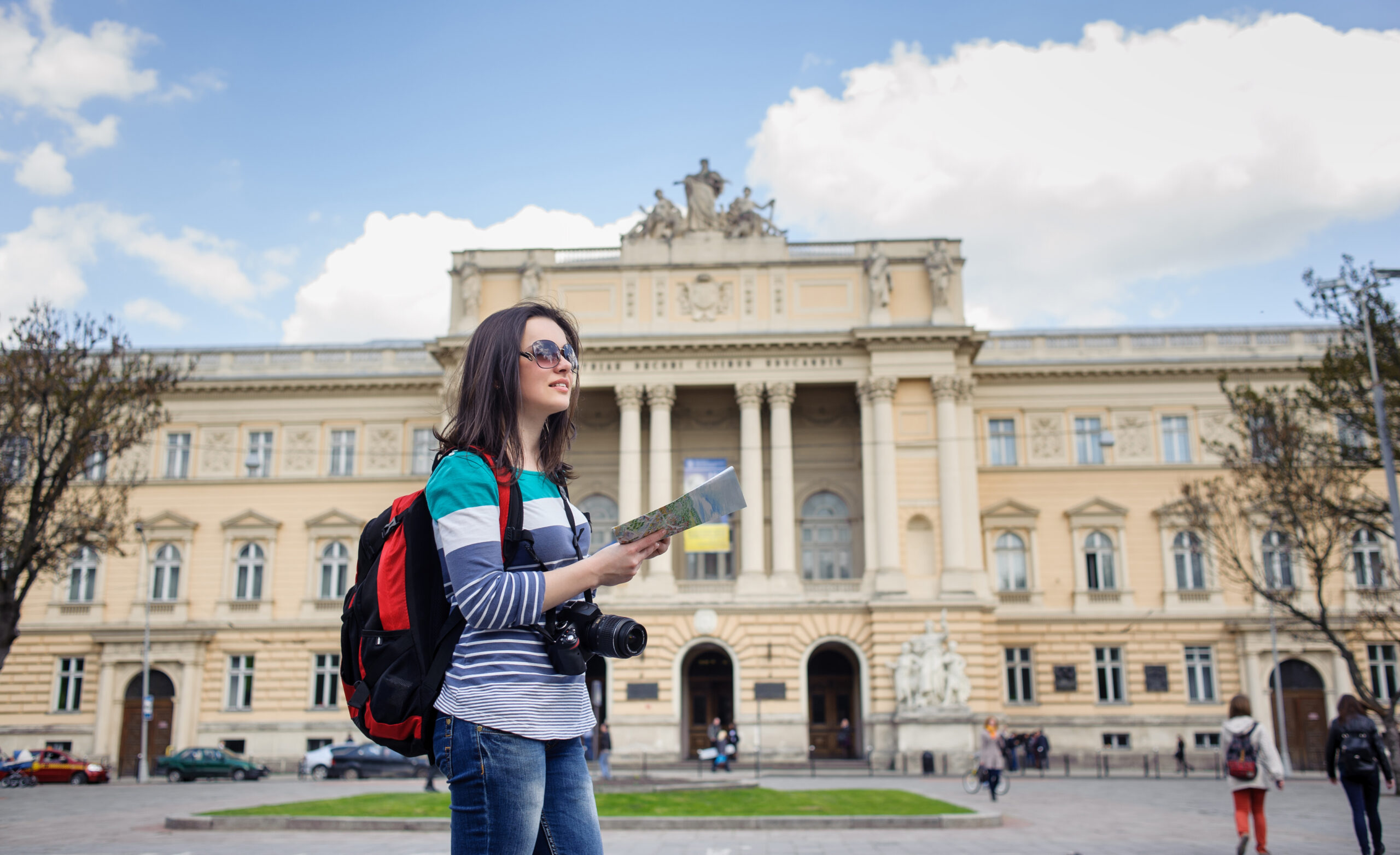 conhecer outros países estudando
